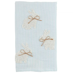 Bunny Beaded Easter Kitchen Towel
