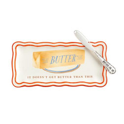 Butter Me Up Dish and Knife Set