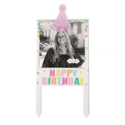 Happy Birthday Frame Cake Topper