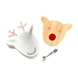 Reindeer Candy Dish Set