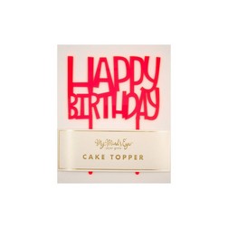 Happy Birthday Cake Topper Pick