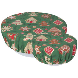 Christmas Cookies Bowl Cover Set