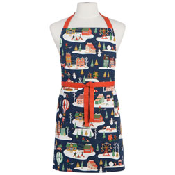 Candy Cane Lane Christmas Apron - Adult