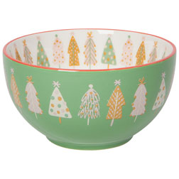 Glitzmas Green Christmas Bowl