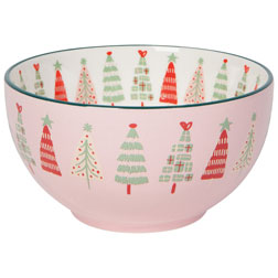 Glitzmas Pink Christmas Bowl