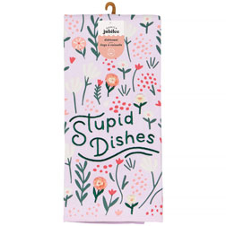 Stupid Dishes Kitchen Towel