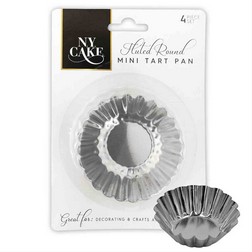 Mini 2 3/4" Fluted Round Tartlett Set