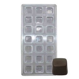 Square Polycarbonate Chocolate Candy Mold