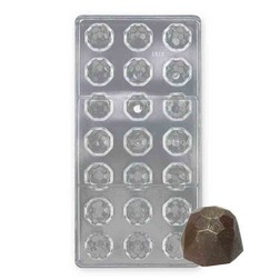 Diamond Sphere Polycarbonate Chocolate Mold