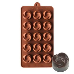Rosette Silicone Chocolate Candy Mold