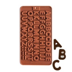 Mini Alphabet Silicone Chocolate Candy Mold