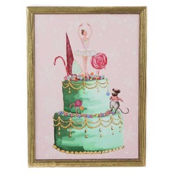 Sugarplum Fairy Mini Framed Canvas