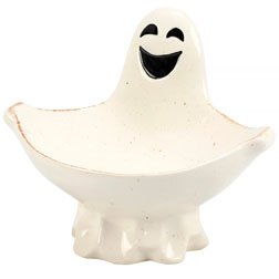 Ghost Figurine Halloween Candy Dish