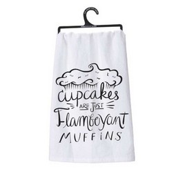 Cupcakes Are Just Flamboyant Muffins Kitchen Towel