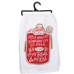 What To My Wondering Eyes Kitchen Towel