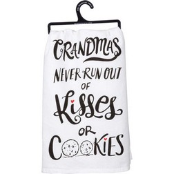 Grandma Kisses & Cookies Dish Towel