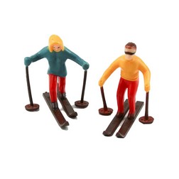 Skiers Cake Topper Set