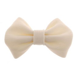 #6 White Fondant Bow