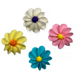 Drop Flower Assortment Icing Decorations