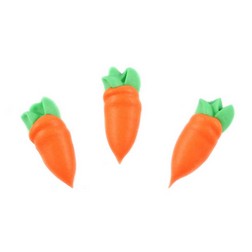 Medium Textured Carrot Icing Decorations