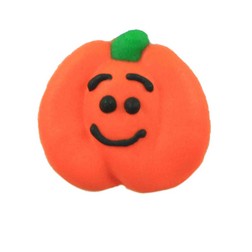 Smiling Pumpkin Layons Icing Decorations