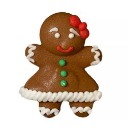 Gingerbread Girl Icing Decorations