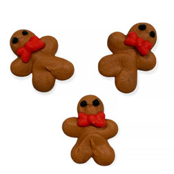 Tiny Gingerbread Men Icing Decorations