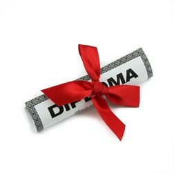 Large Paper Diploma Cupcake Toppers