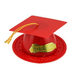 Red Graduation Cap Topper