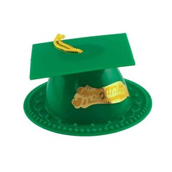 Green Graduation Cap Topper