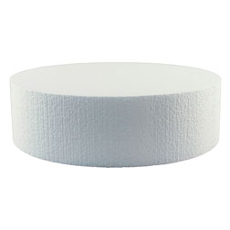 Round Foam Cake Dummy 4 THICK X 4 20 DIAMETER 