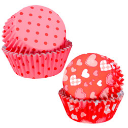 Valentine's Dots Cupcake Liners