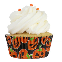 Petrifying Pumpkin Cupcake Liners