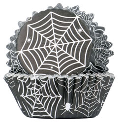 Spider Web Cupcake Liners