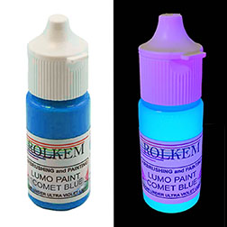 Lumo Comet Blue UV Paint