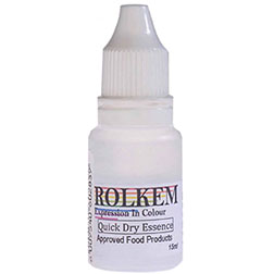 Rolkem Lunar Yellow Purple Lumo Sugarcraft Edible Cake Decorating Paint 15ml