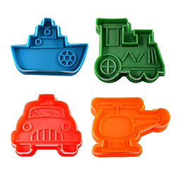 Transportation Cookie Cutter Stamps
