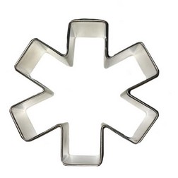 Asterisk/ Medical Symbol Cookie Cutter