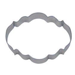 Elegant Plaque Cookie Cutter