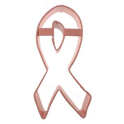 Pink Awareness Ribbon Cookie Cutter