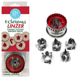 Christmas Linzer Cookie Cutter Set