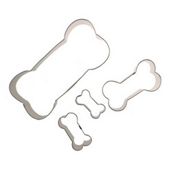 Dog Bone Cookie Cutter Set