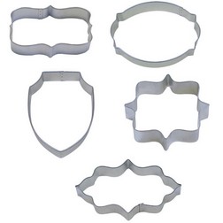 Plaque Cookie Cutter Set 5pc