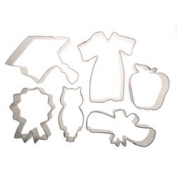 Graduation Cookie Cutter Set 6pc