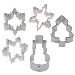 Mini Snow Cookie Cutter Set