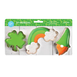 St Patrick's Day Cookie Cutter Set