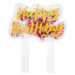 Happy Birthday Cake Topper