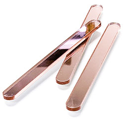 Rose Gold Acrylic Popsicle Sticks