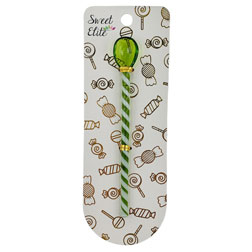 Green Stripe Sprinkle Spoon