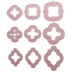 O'Creme Gucci Symbol Gumpaste Cutters, Set of 4 Assorted Gumpaste Cutters 